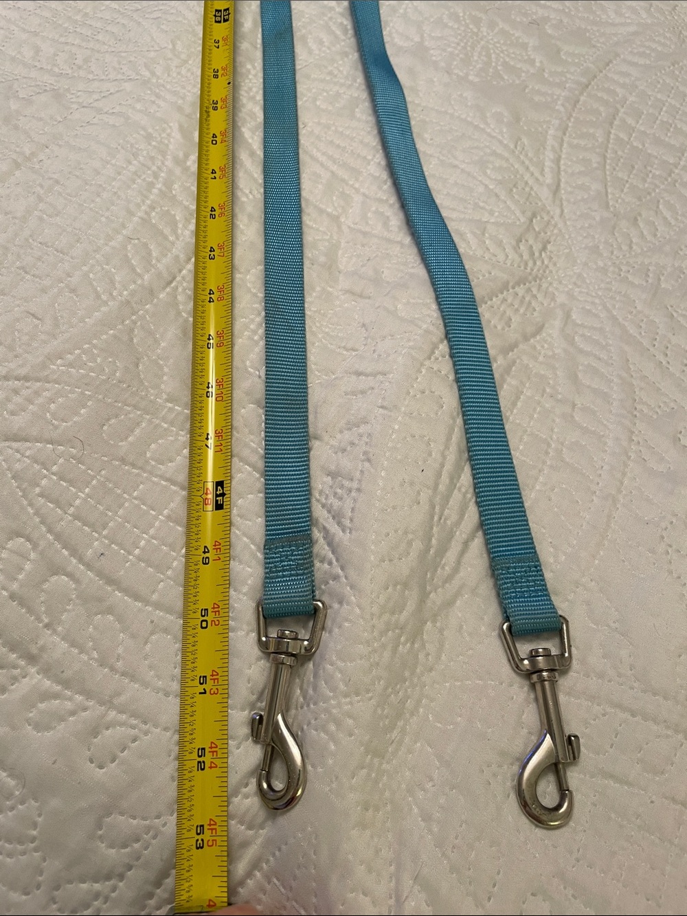 Blue Nylon Double Leash Splitter for Walking Two Dogs at One Time Like New - Picture 7 of 8